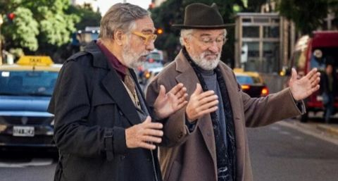 La carta manuscrita de Robert De Niro a la esposa de Luis Brandoni