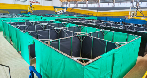 Crecida: el gobierno pone a punto los centros de contención para evacuados