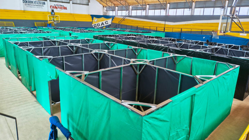 Crecida: el gobierno pone a punto los centros de contención para evacuados