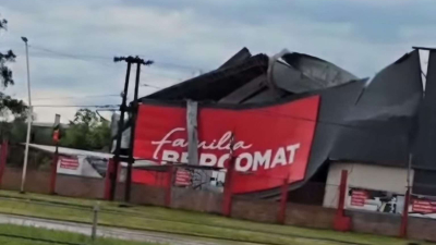 Tormenta con fuertes ráfagas de hasta 75 kilómetros por hora en Resistencia