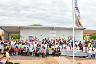 La solidaridad hizo realidad el sueño de una nueva escuela en la Chacra 57