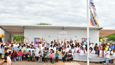 La solidaridad hizo realidad el sueño de una nueva escuela en la Chacra 57