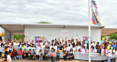 La solidaridad hizo realidad el sueño de una nueva escuela en la Chacra 57