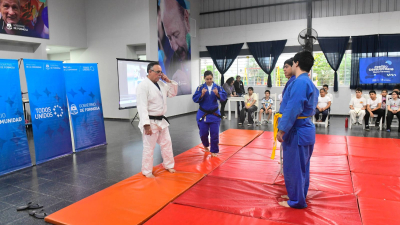 Festejos por el Mes de la Inclusión con una exhibición de judo