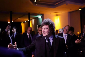 Milei en la cena de la Fundación Faro