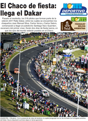 Chaco de fiesta: llega el Dakar 