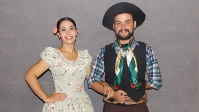 Pareja chaqueña en la final del Pre Cosquín