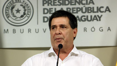 Cartes desiste en buscar su reelección en Paraguay