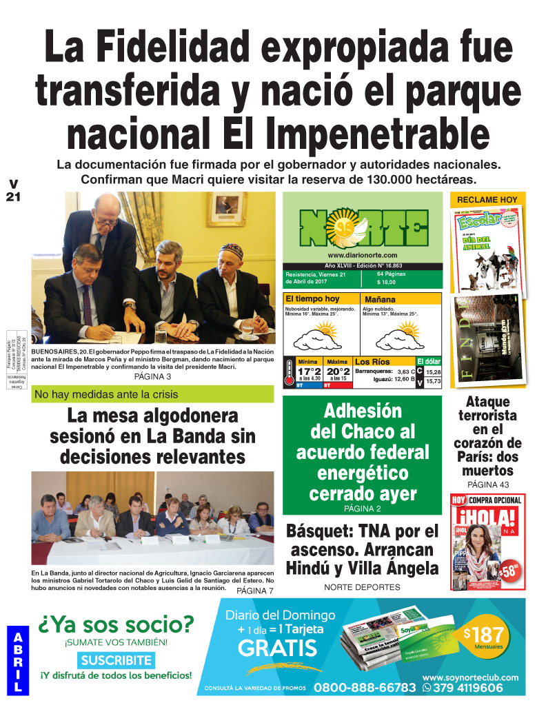Edición del 21.04.17