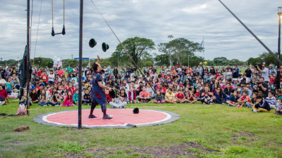 Con gran participación, Chaque el Circo concretó su segunda función en el Parque de la Democracia