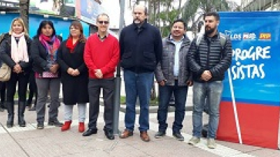 Progresistas cerró la campaña en la peatonal de Resistencia