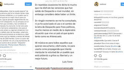 Luis Fonsi y Daddy Yankee condenan la “nefasta” versión que Maduro hizo de “Despacito”