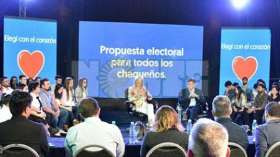 Peppo y Elda Pértile lanzaron la campaña del FCHMM para las PASO nacionales