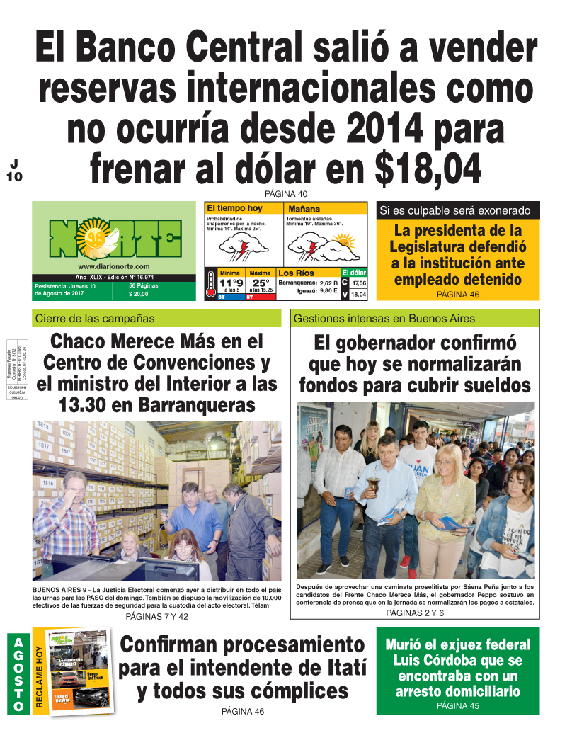 Edición del 10.08.17