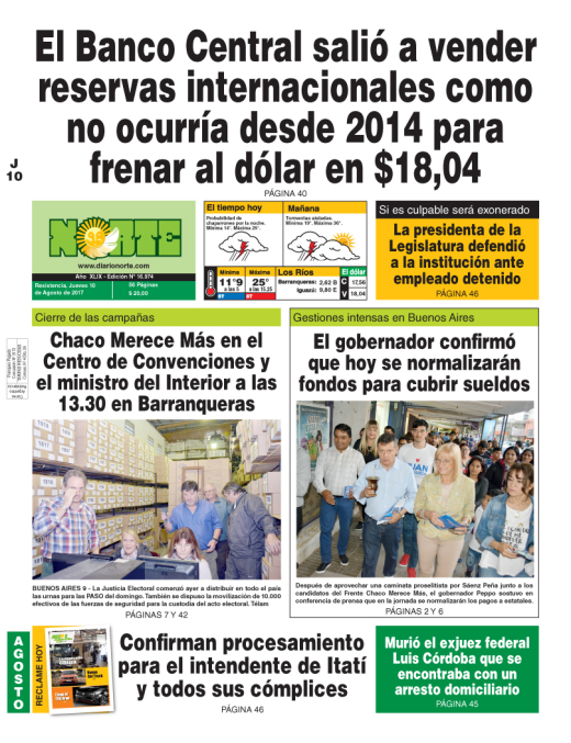 Edición del 10.08.17