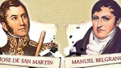 La amistad entre San Martín y Belgrano