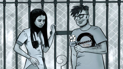Peroncho, humor y amor político en el patio de Kandanga Patio Cultural
