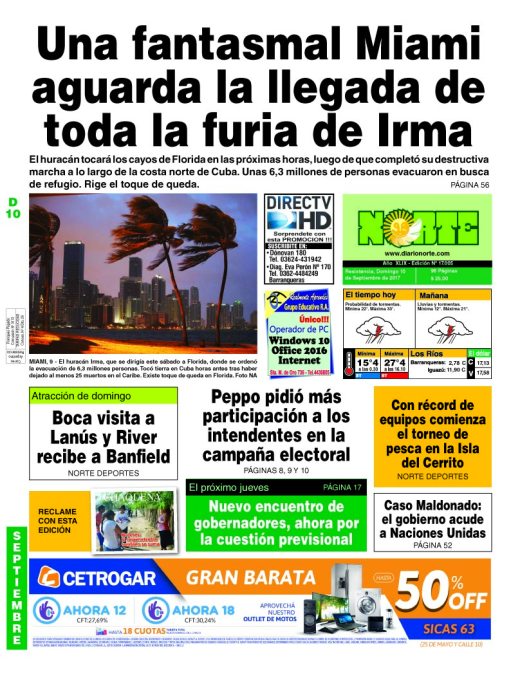 Edición del 10.09.17