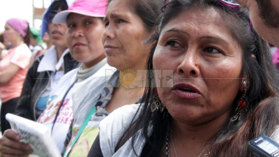 Las mujeres originarias presentes en el 32 Encuentro Nacional de Mujeres