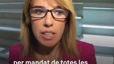 Periodistas catalanes se manifestaron contra la intervención de los medios públicos
