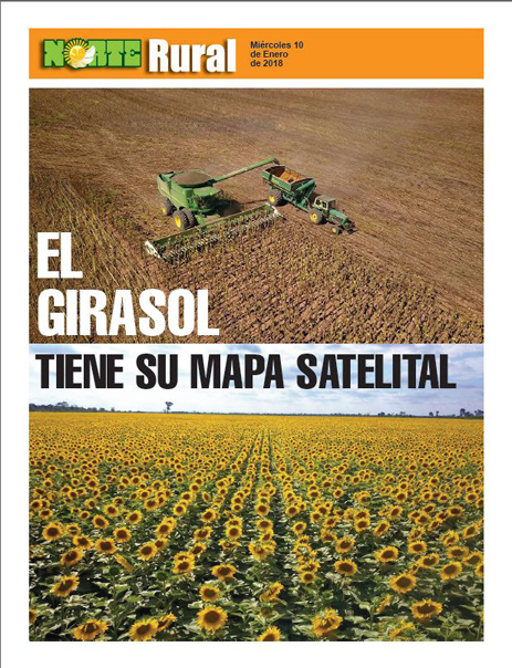 El girasol tiene su mapa satelital