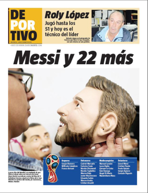 Messi y 22 más