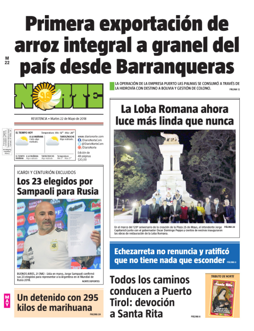 Edición del 22.05.18