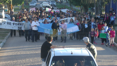 Du Graty se sumó a la marcha por la vida