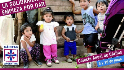 Cáritas Argentina inició su campaña 2018: “La solidaridad empieza por dar”