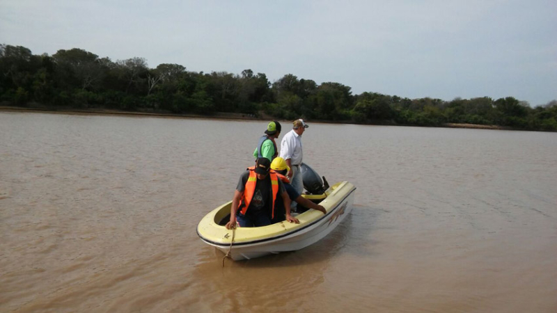 Intensa búsqueda de un hombre de 45 años en las aguas del Bermejo