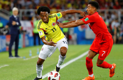 Colombia reza por James ante una Inglaterra que prueba su favoritismo 