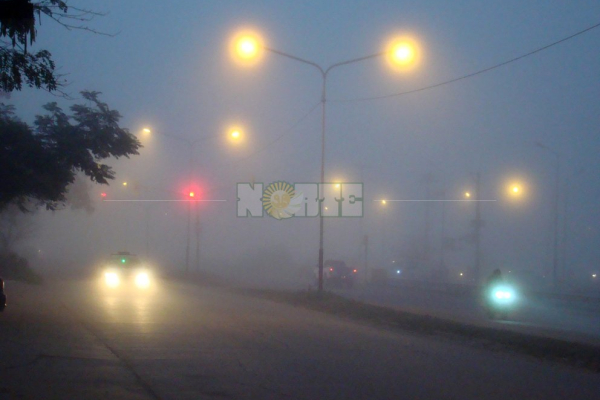Una densa niebla cubrió a Resistencia