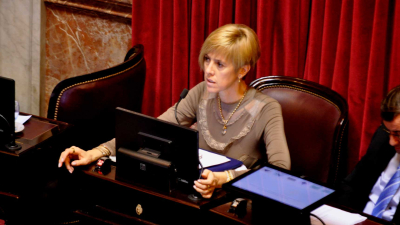 Senadora cambió su posición y el rechazo al aborto suma 37 votos