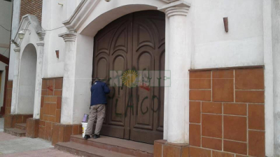 Vandalismo en la Iglesia María Auxiliadora y en el Colegio Don Bosco