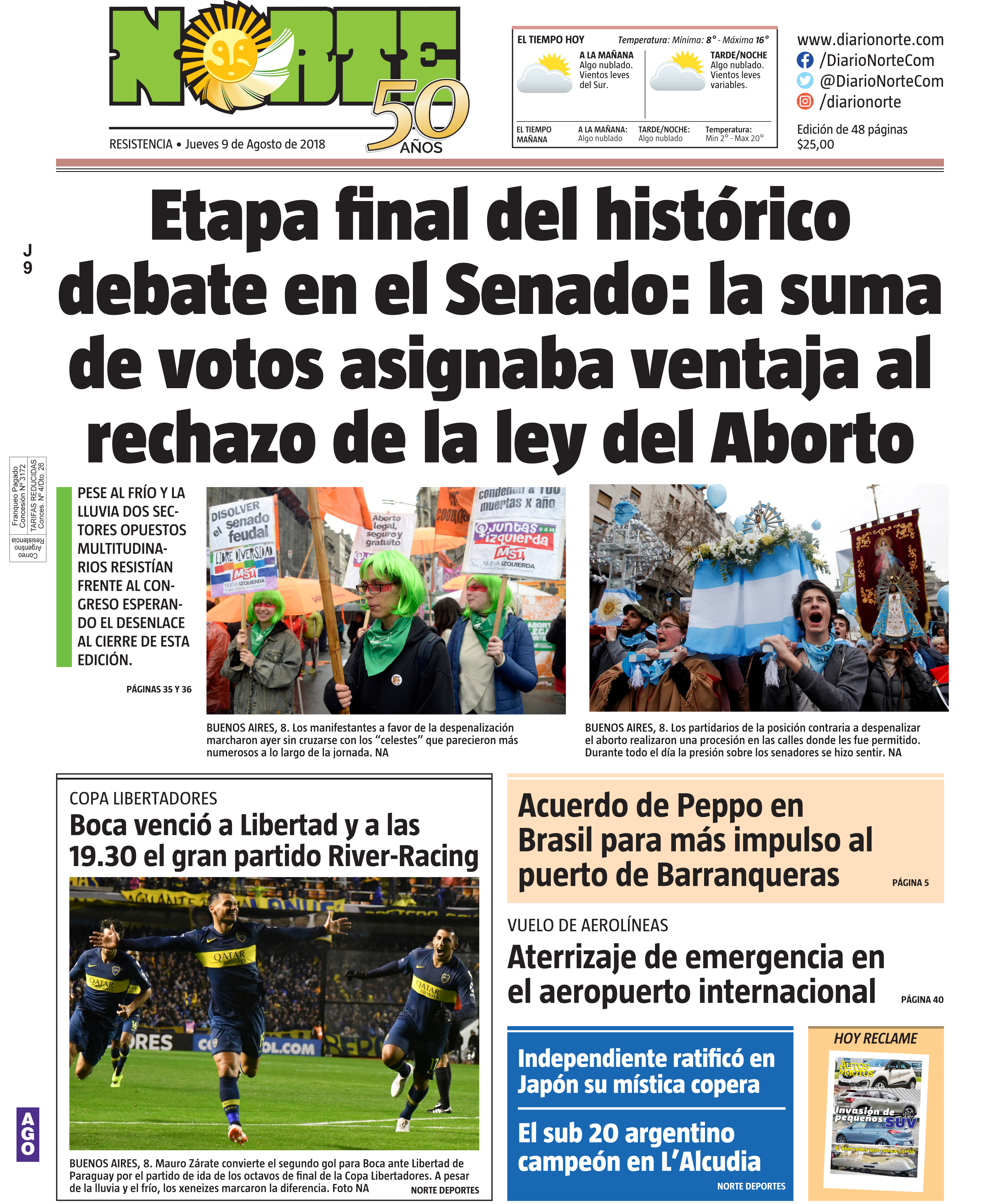 Edición del 09.08.18