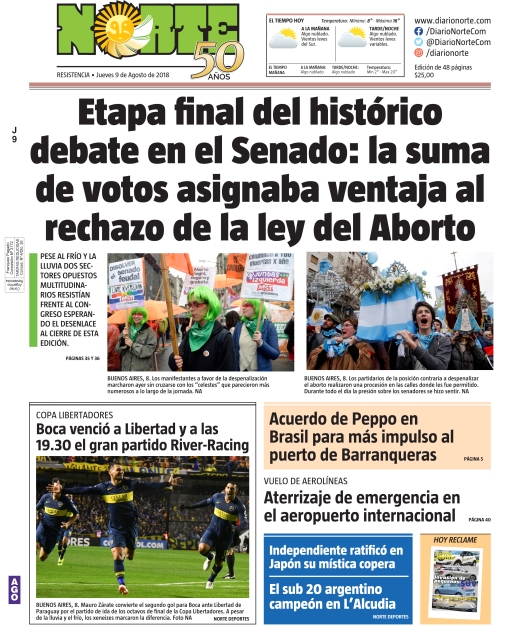 Edición del 09.08.18