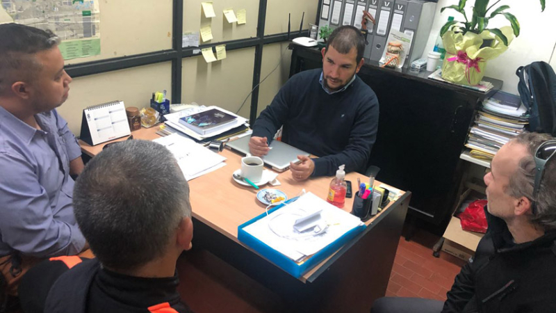 Voloj se reunió con los representantes de Eco Run Resistencia