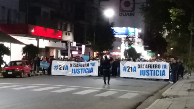 Cientos de personas marcharon en Resistencia por el #21A