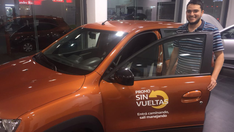 Car France premió al ganador con un Kwid 0 km