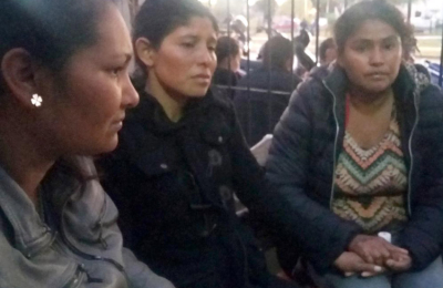 “Quiero que mi hijo se vaya en paz”