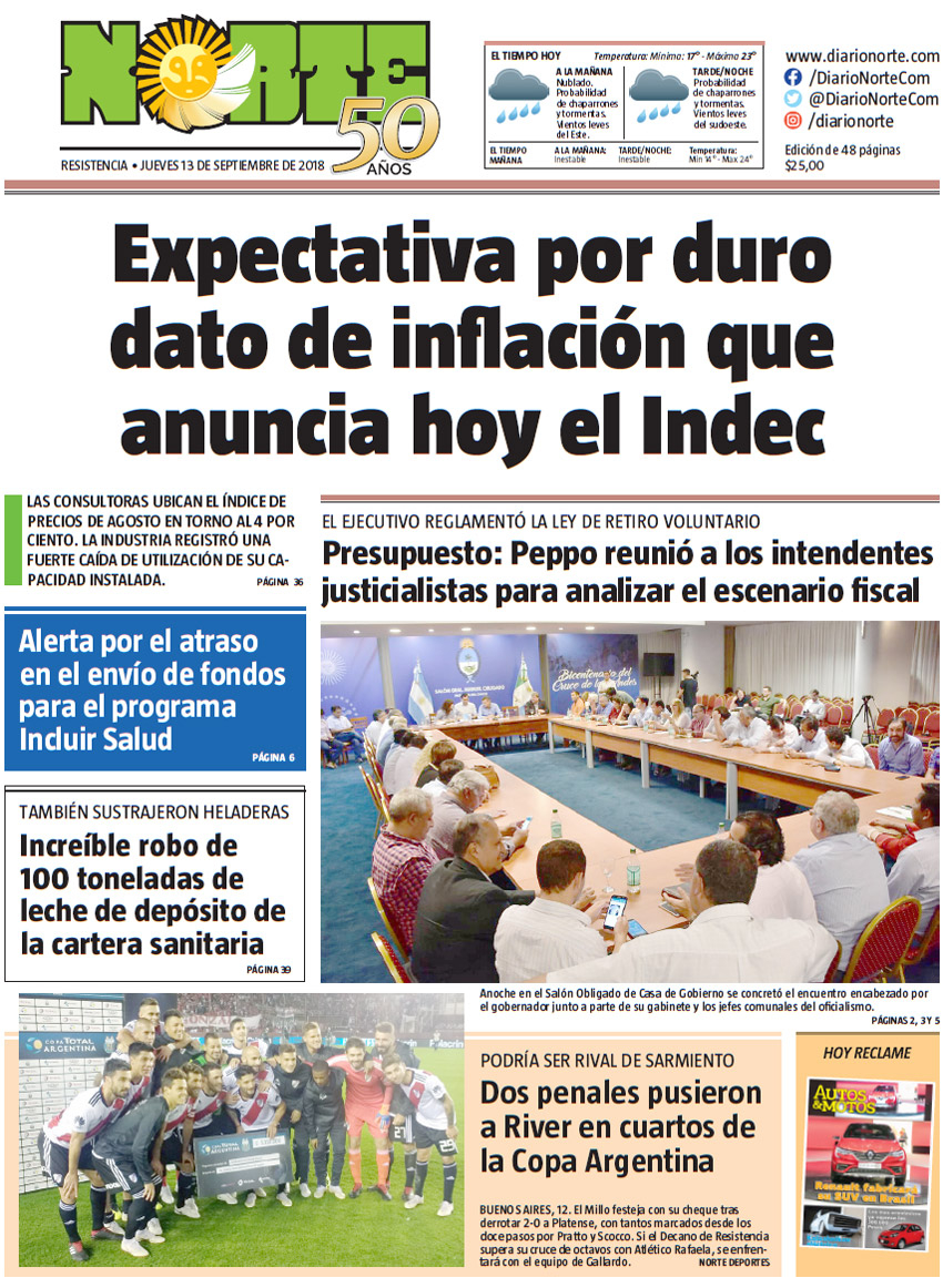 Edición del 13.09.18