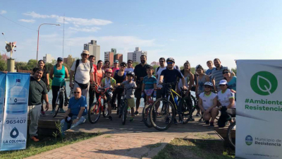 Resistencia organizó una bicicleteada por el Día Mundial sin Automóvil