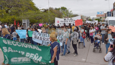 Gremios y movimientos sociales de Sáenz Peña se sumaron al paro nacional