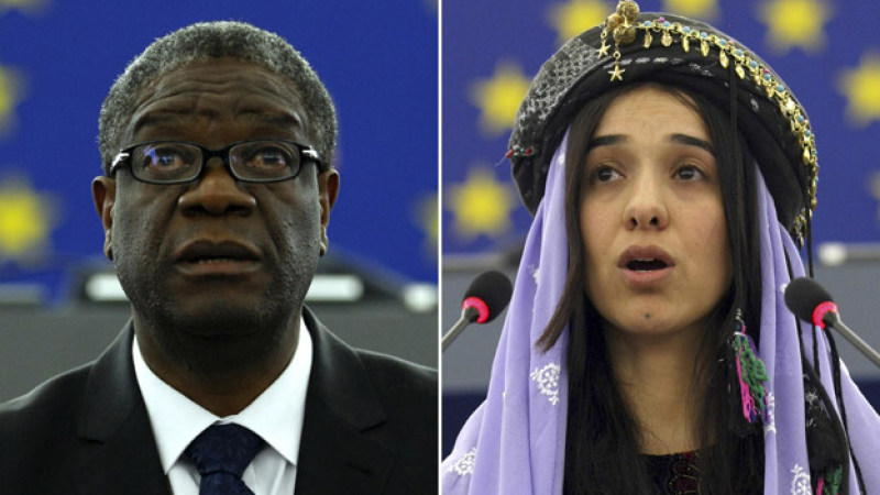 El Nobel de la Paz premia a dos héroes de la lucha contra la violencia sexual