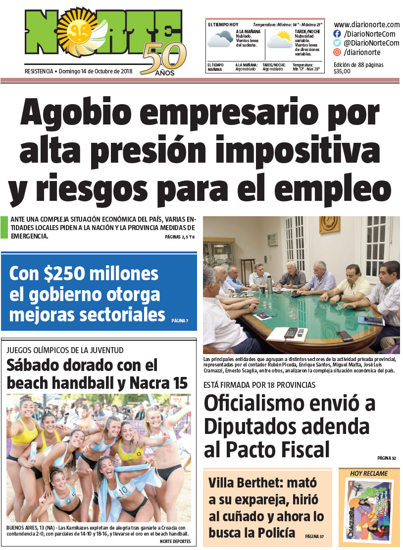Edición del 14.10.18