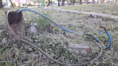 Vecinos de Villa San Martín piden la urgente reparación de una plaza