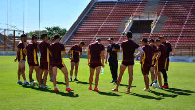 Federal A: Sarmiento entrenó con la cabeza puesta en For Ever