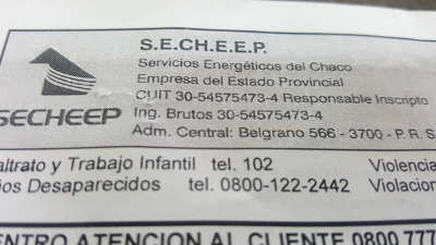 Medida cautelar contra SECHEEP por la facturación de mayo desde Charata
