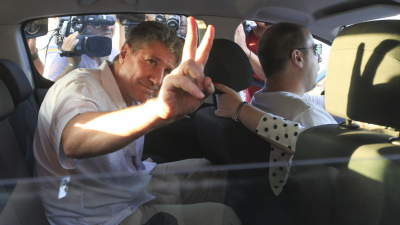 Boudou salió de la cárcel después de cuatro meses preso por el caso Ciccone