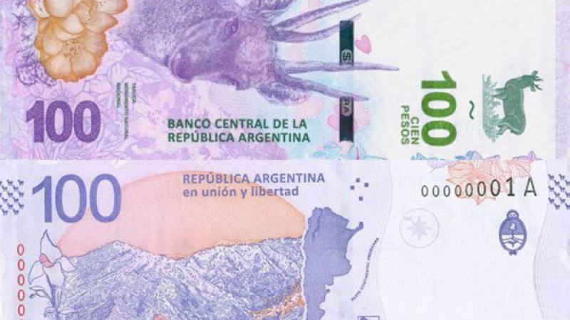 La “taruca” reemplaza a Evita en los nuevos billetes de 100 pesos
